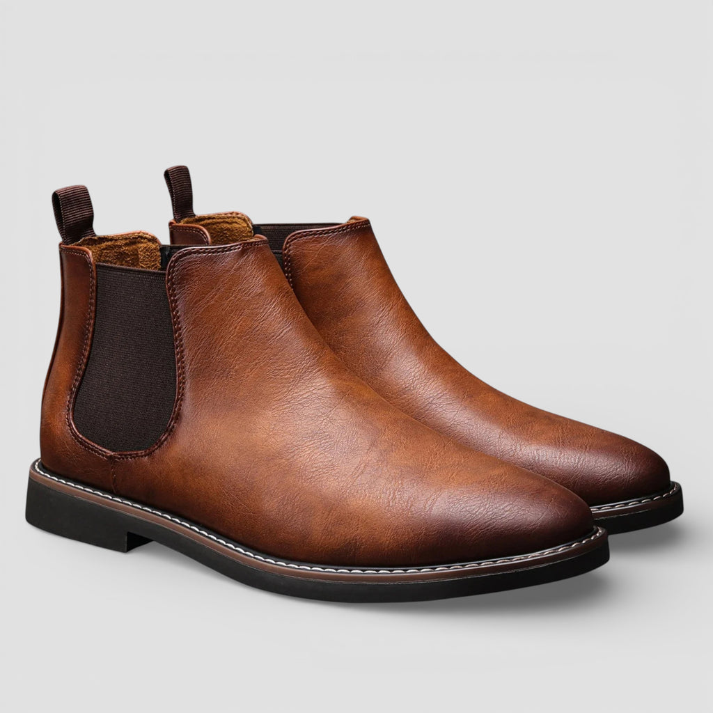 Evermont | Men’s Chelsea Boots Classic Ankle Slip On Design