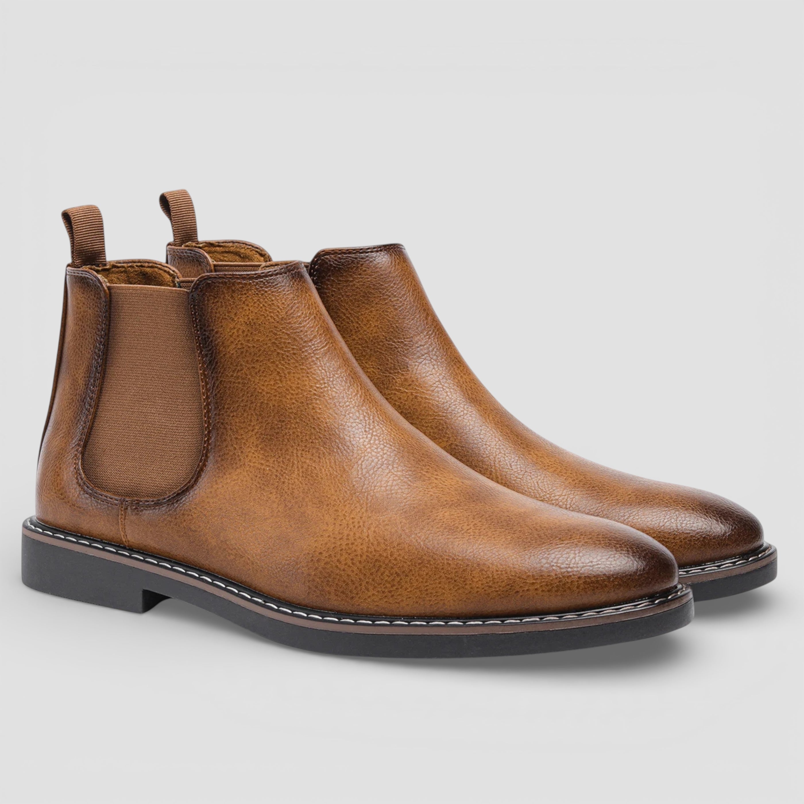 Evermont | Men’s Chelsea Boots Classic Ankle Slip On Design