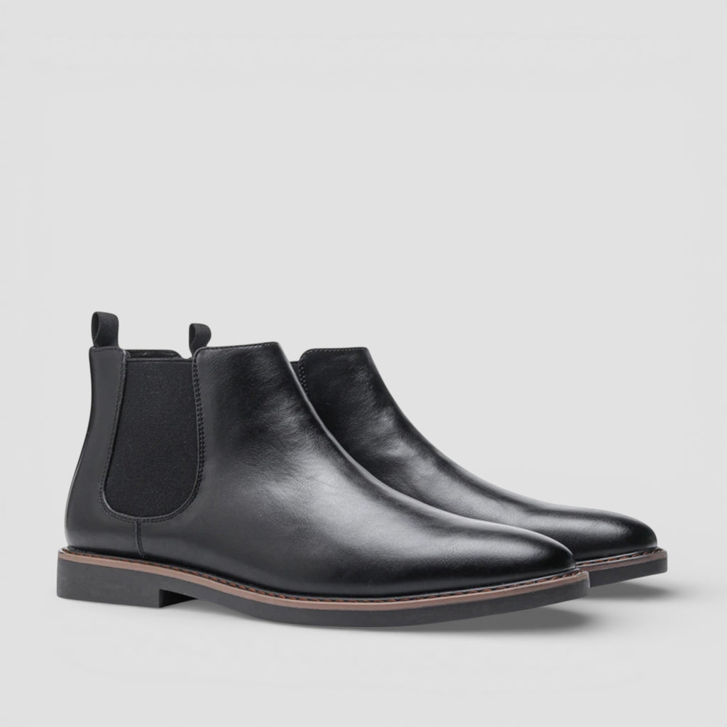 Evermont | Men’s Chelsea Boots Classic Ankle Slip On Design