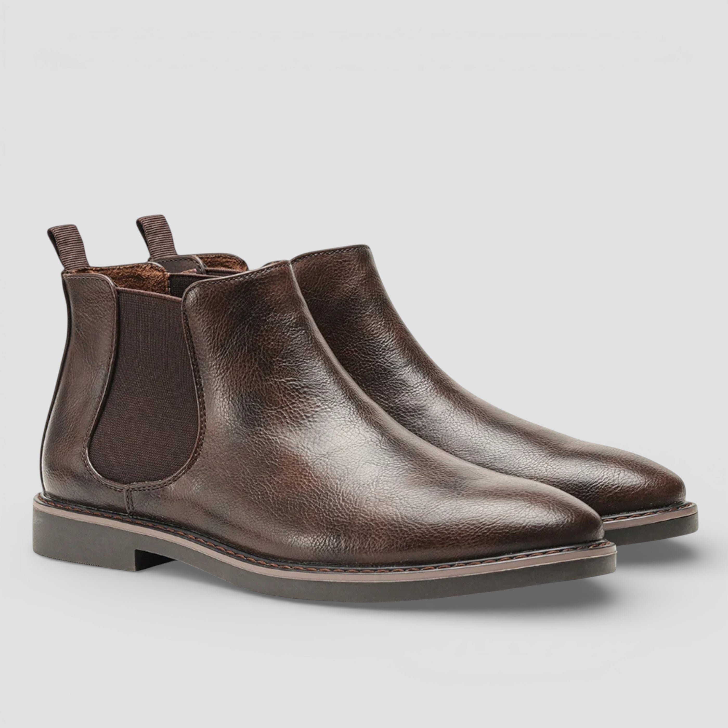Evermont | Men’s Chelsea Boots Classic Ankle Slip On Design