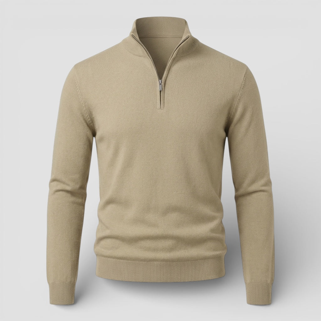 Evermont | Men’s Half-Zip Sweater Heritage Knit Crew