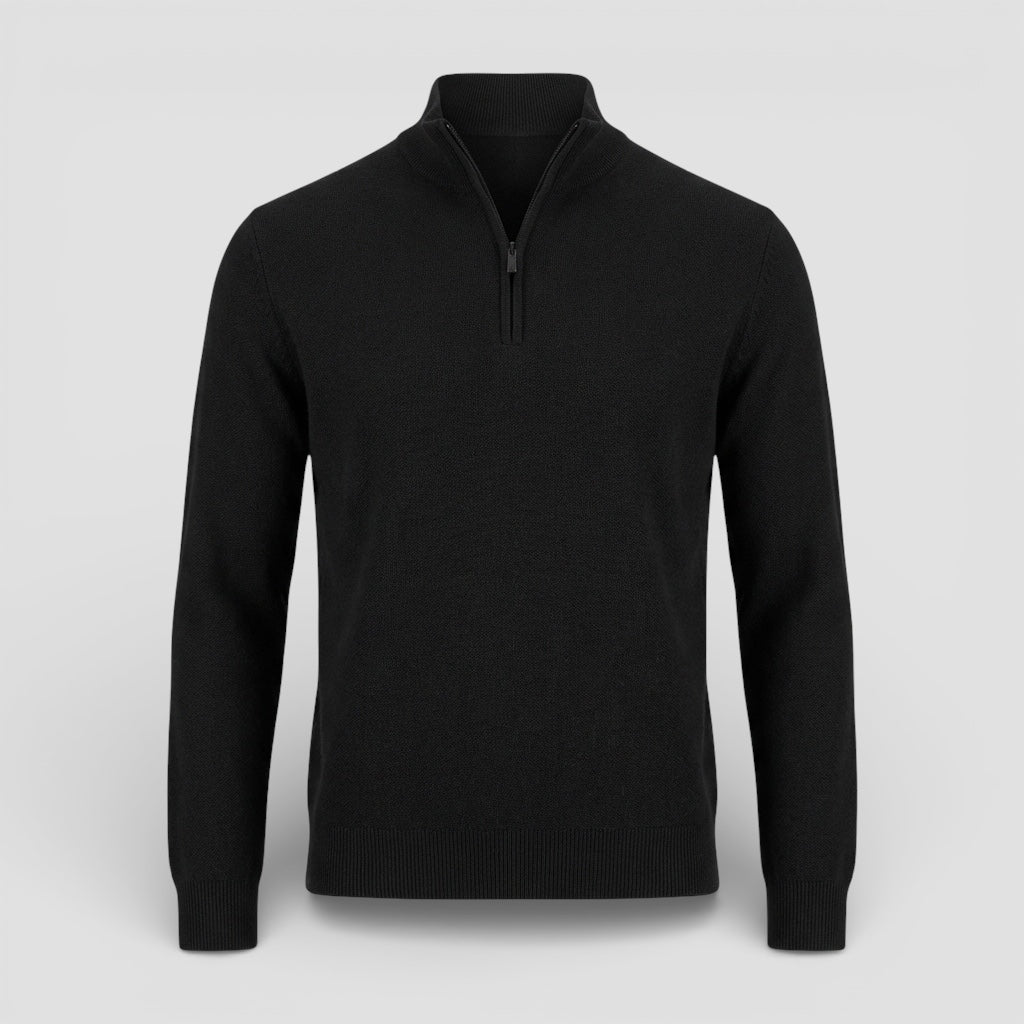Evermont | Men’s Half-Zip Sweater Heritage Knit Crew
