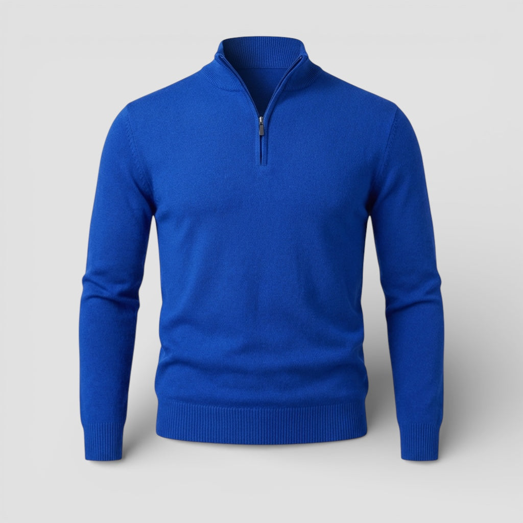 Evermont | Men’s Half-Zip Sweater Heritage Knit Crew