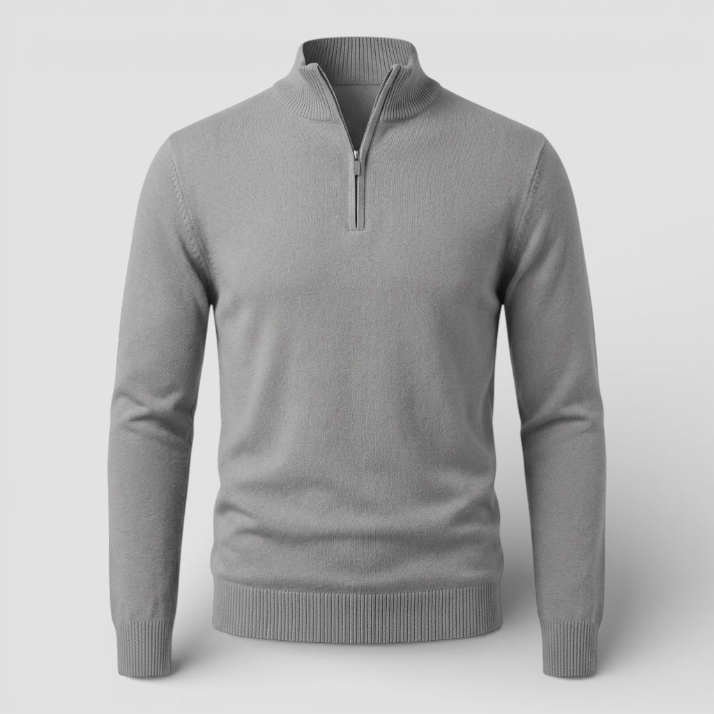Evermont | Men’s Half-Zip Sweater Heritage Knit Crew