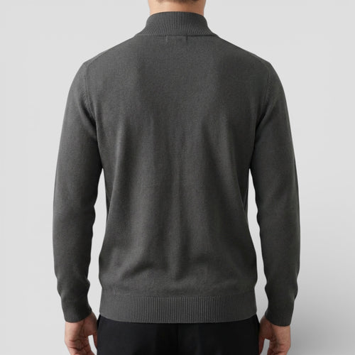 Evermont | Men’s Half-Zip Sweater Heritage Knit Crew Comfort