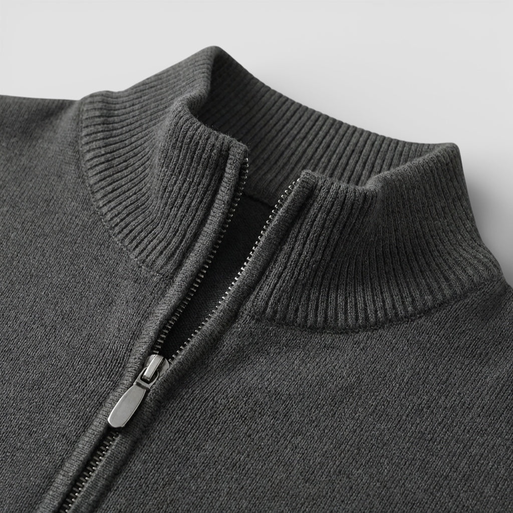 Evermont | Men’s Half-Zip Sweater Heritage Knit Crew Comfort