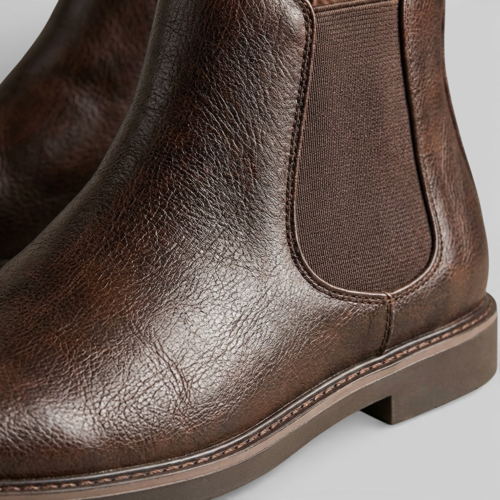 Evermont | Men’s Chelsea Boots Classic Ankle Slip On Design