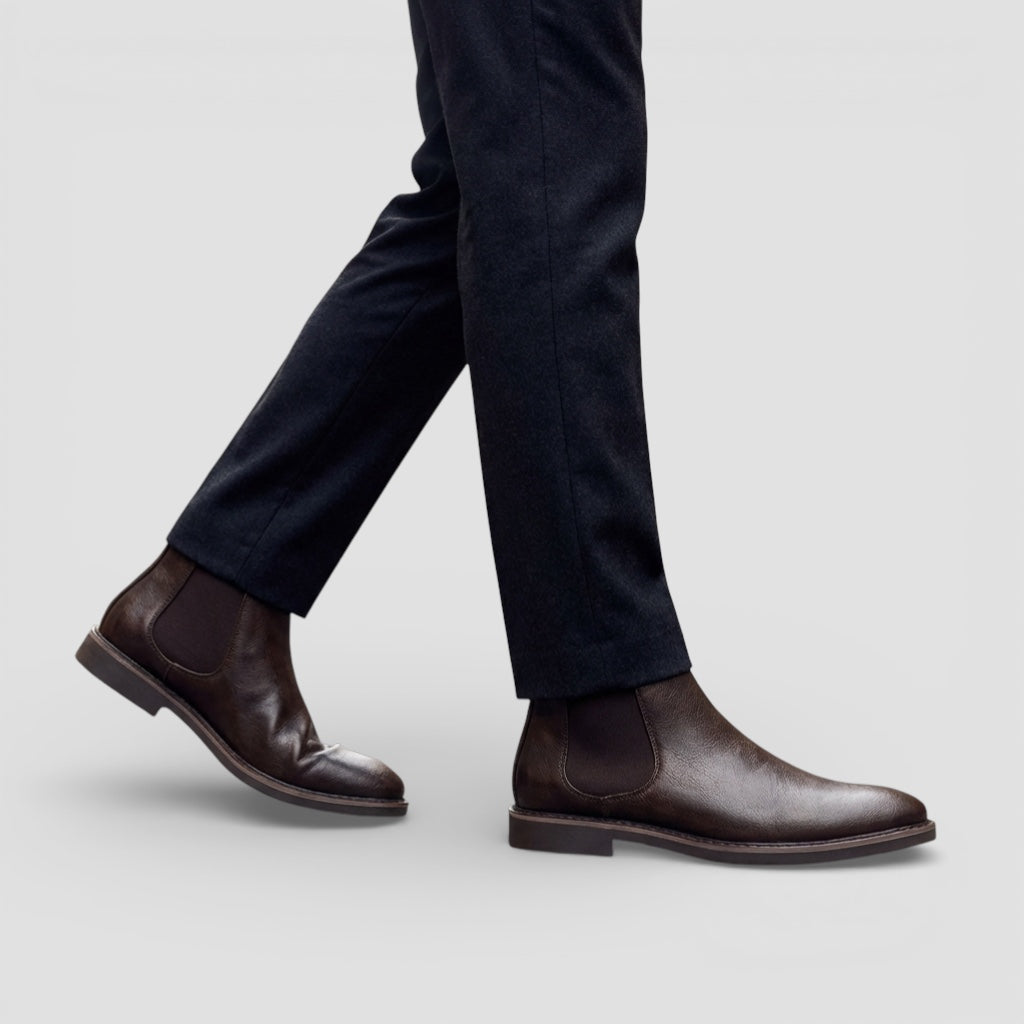 Evermont | Men’s Chelsea Boots Classic Ankle Slip On Design