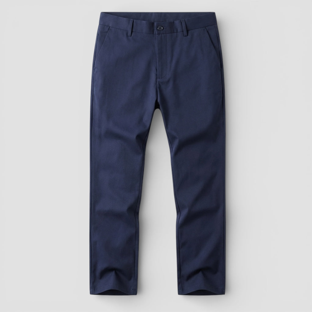Evermont | Men’s Smart Casual Stretch Pants Straight Fit