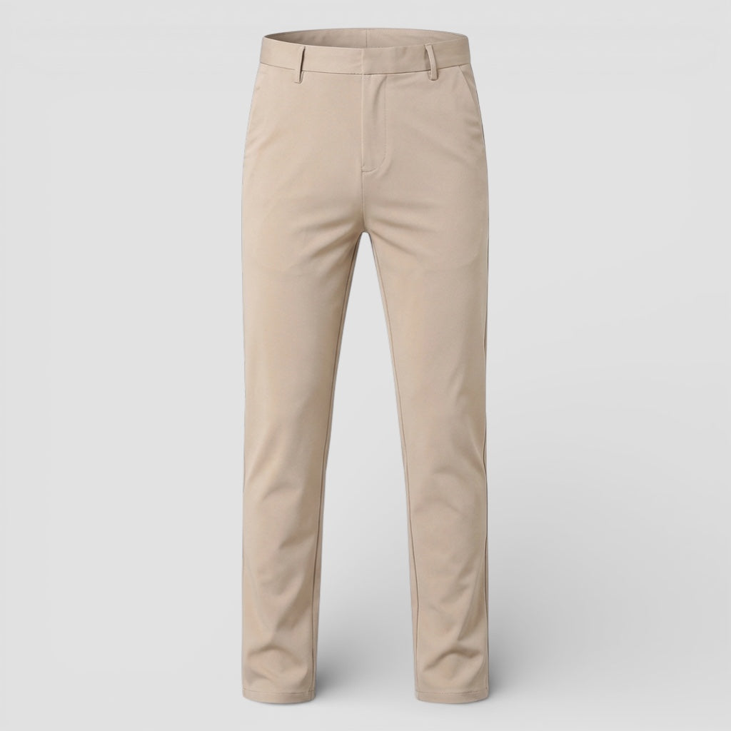 Evermont | Men’s Smart Casual Stretch Pants Straight Fit