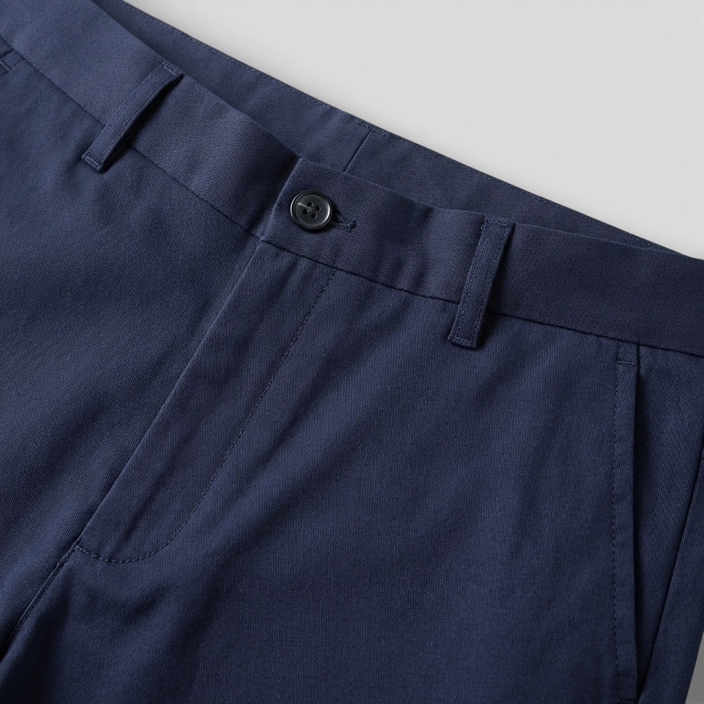 Evermont | Men’s Smart Casual Stretch Pants Straight Fit
