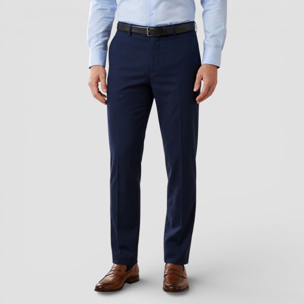 Evermont | Men’s Smart Casual Stretch Pants Straight Fit