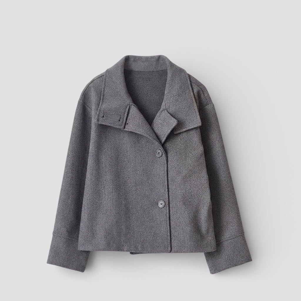 Evermont | Women’s Tailored Short Coat Classic Elegant Outerwear
