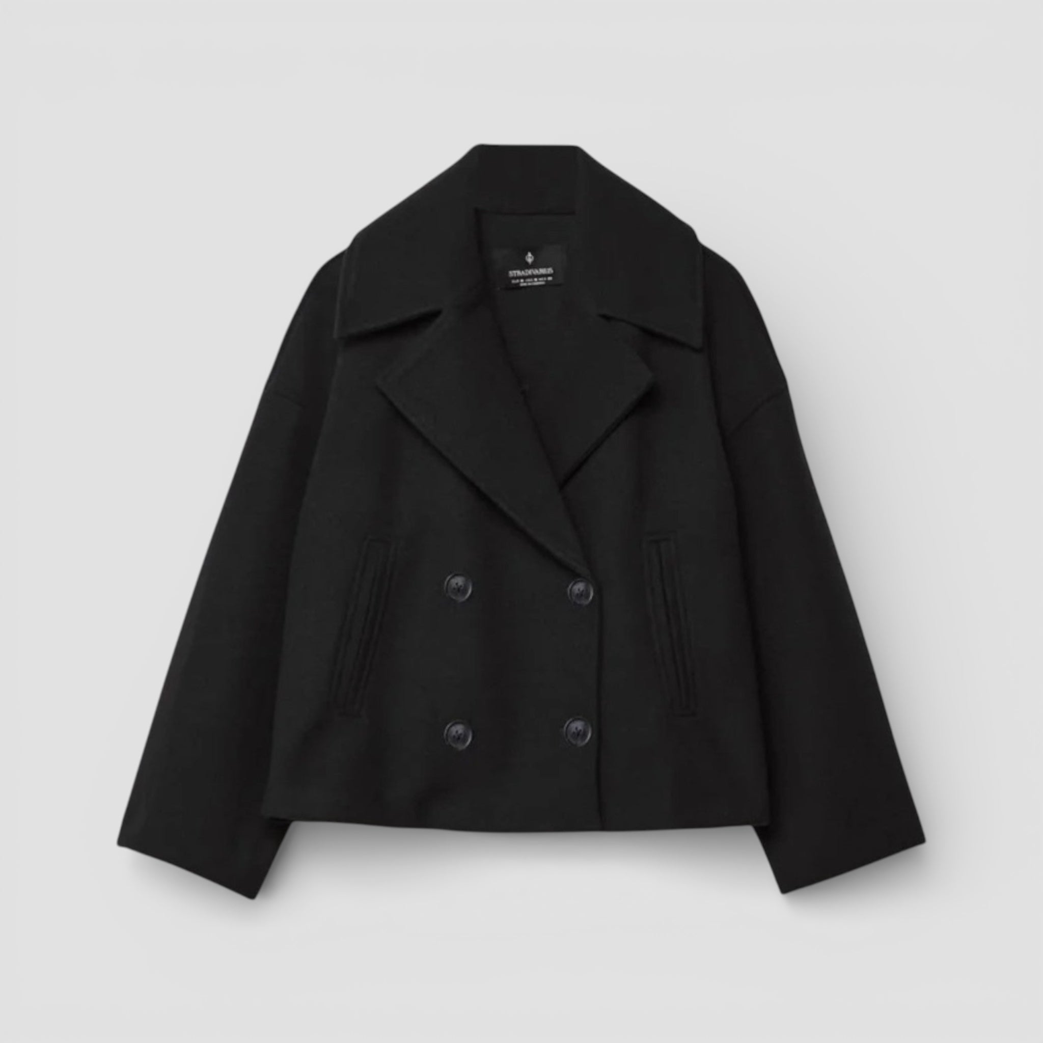 Evermont | Women’s Double-Breasted Coat Structured Classic Fit