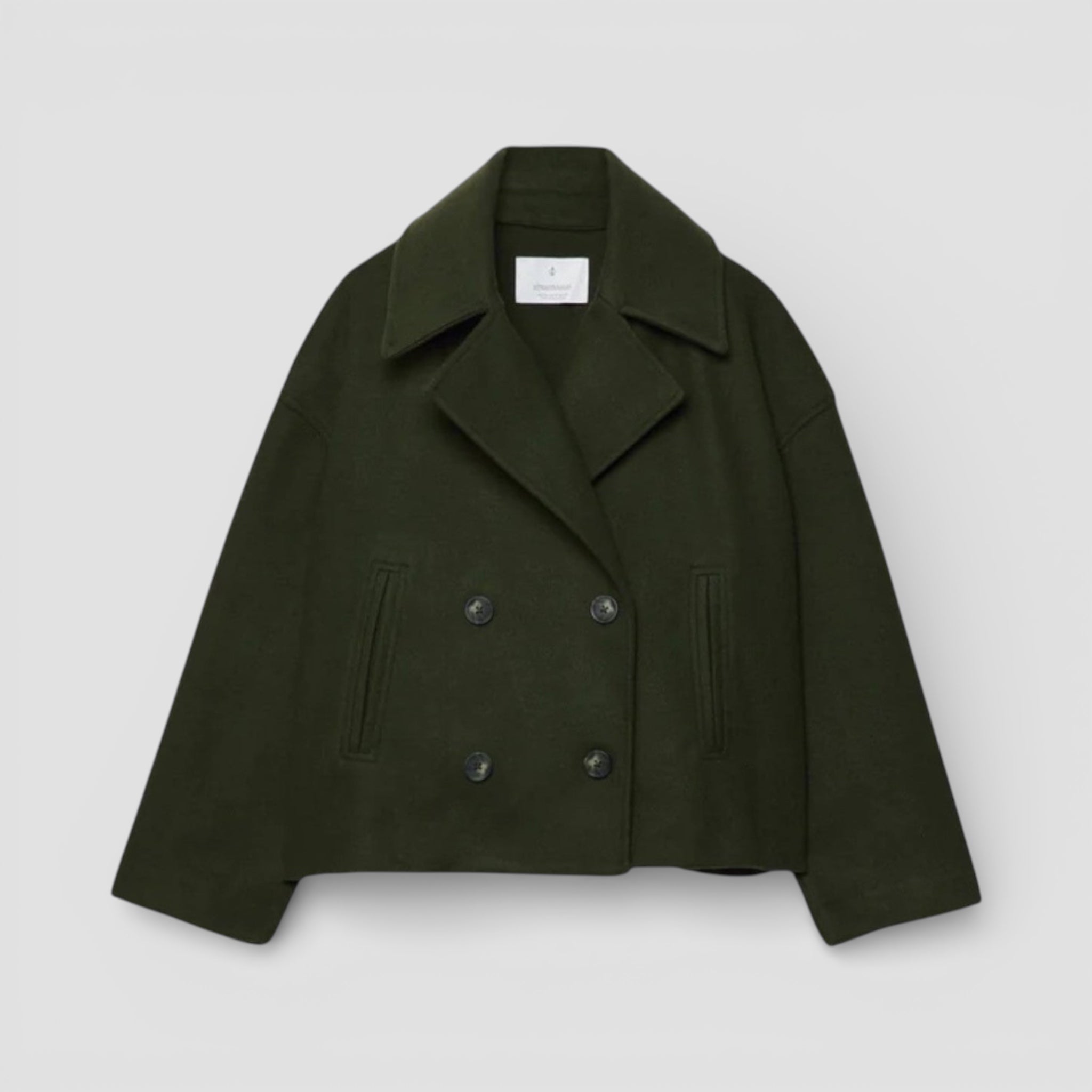 Evermont | Women’s Double-Breasted Coat Structured Classic Fit